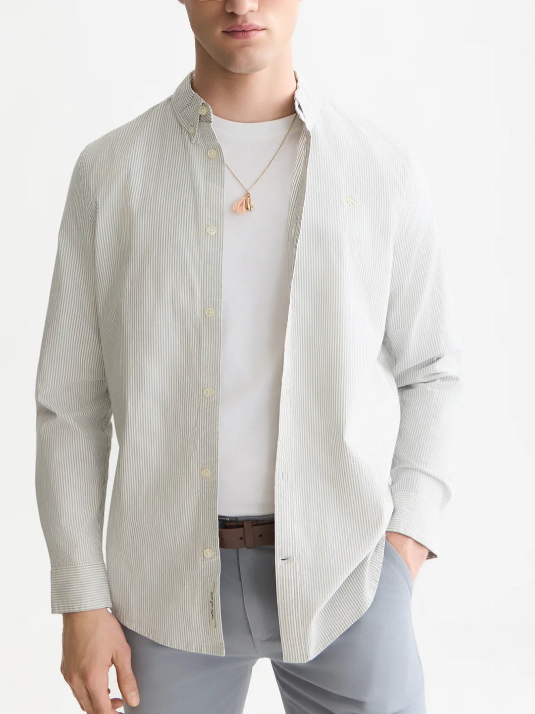 SEASONAL CORE OXFORD STRIPED SHIRT "TRADEWINDS STRIPE"