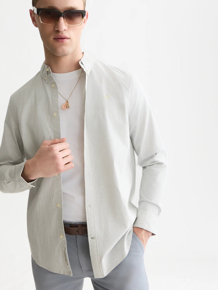 SEASONAL CORE OXFORD STRIPED SHIRT "TRADEWINDS STRIPE"