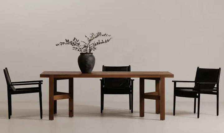 WORKSHOP DINING TABLE "VINTAGE BROWN"