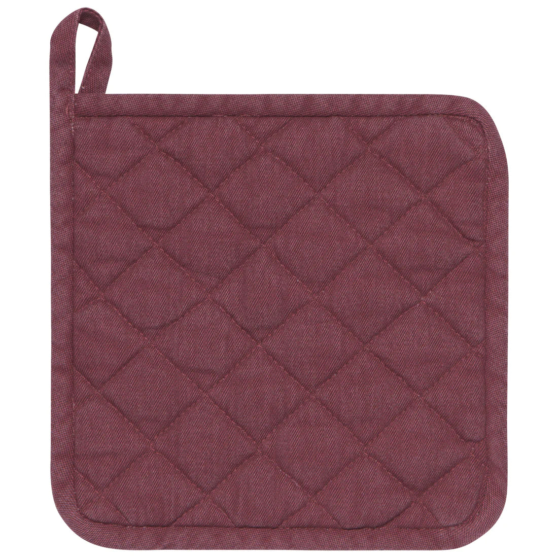 DANICA STONEWASH POT HOLDER WINE