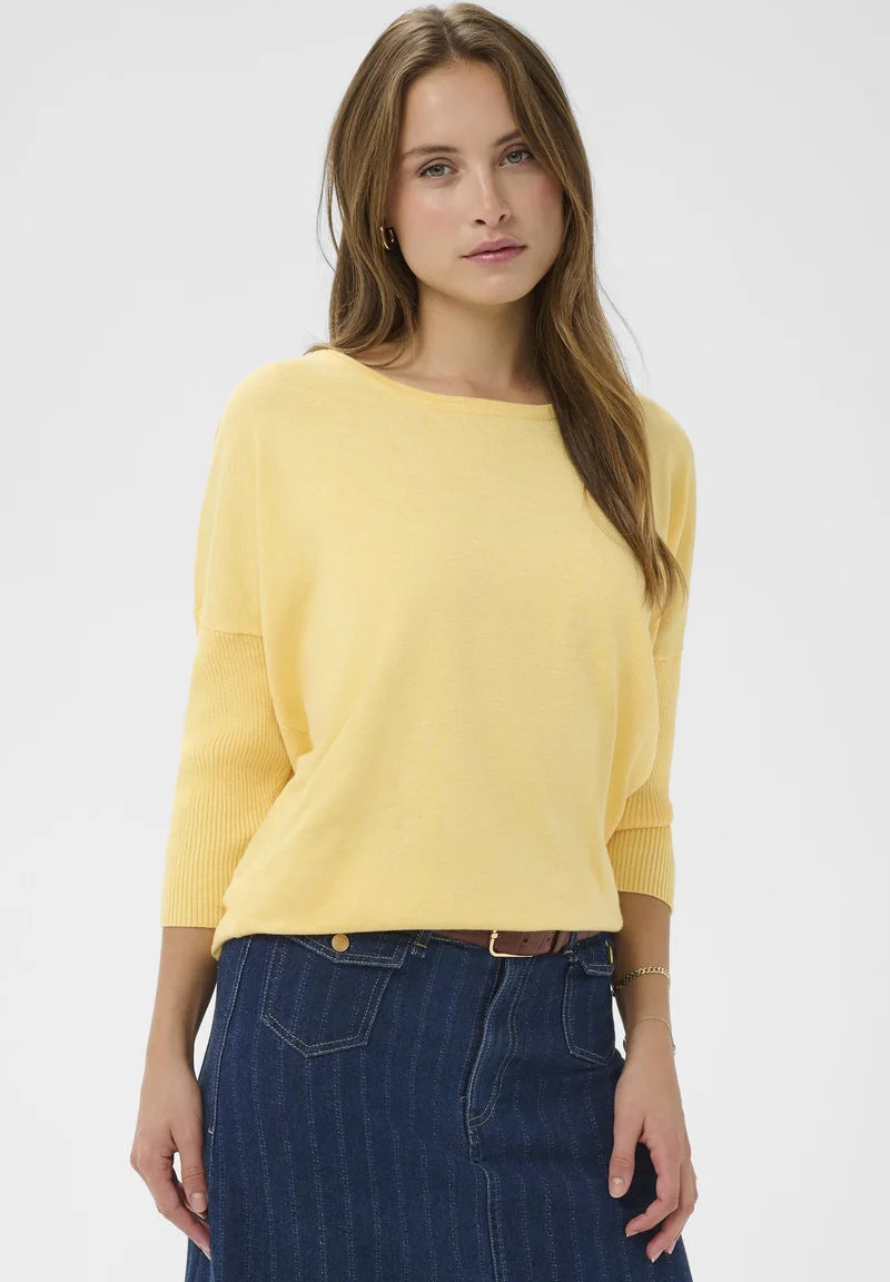 MILASZ PULLOVER "LEMON DROP MELANGE"