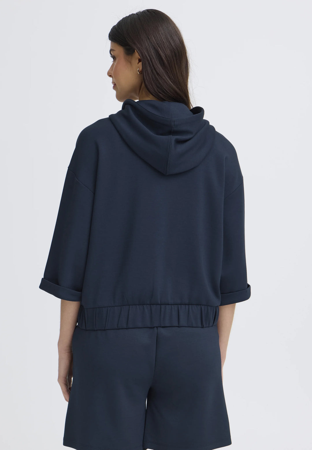 FRAURORA ZIP-UP SWEATSHIRT "NAVY BLAZER"