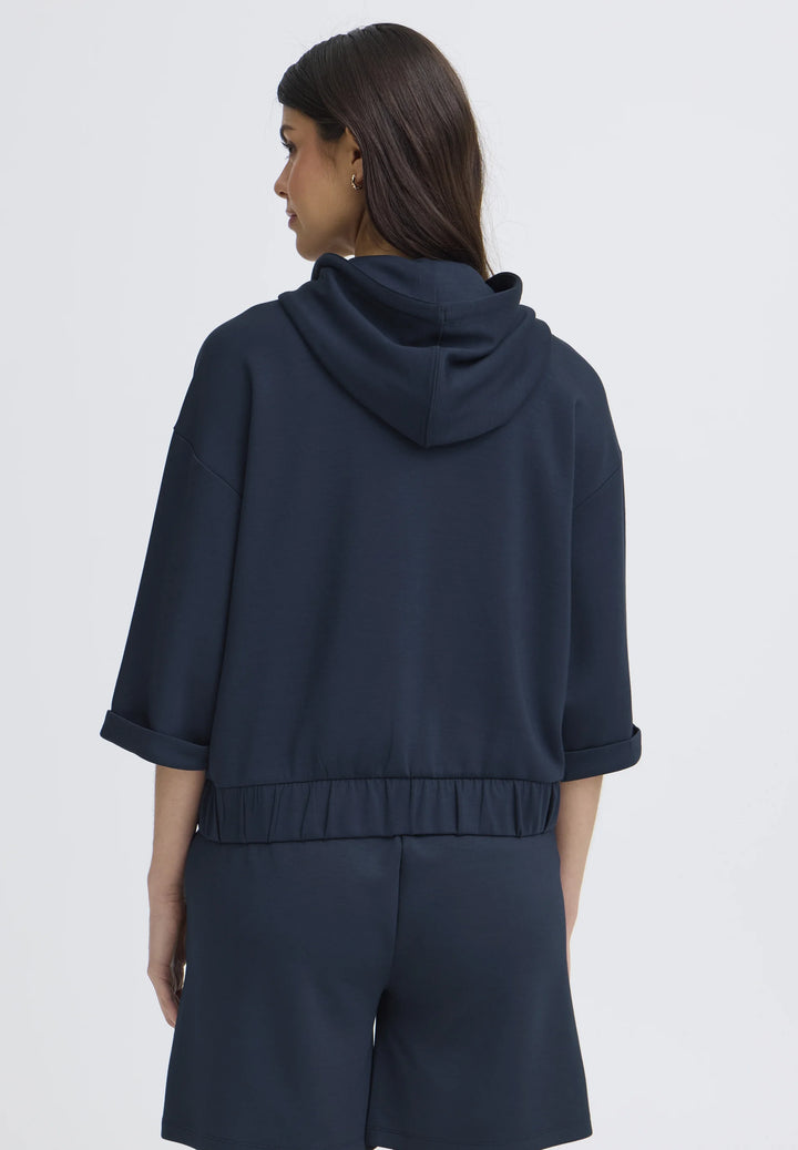 FRAURORA ZIP-UP SWEATSHIRT "NAVY BLAZER"