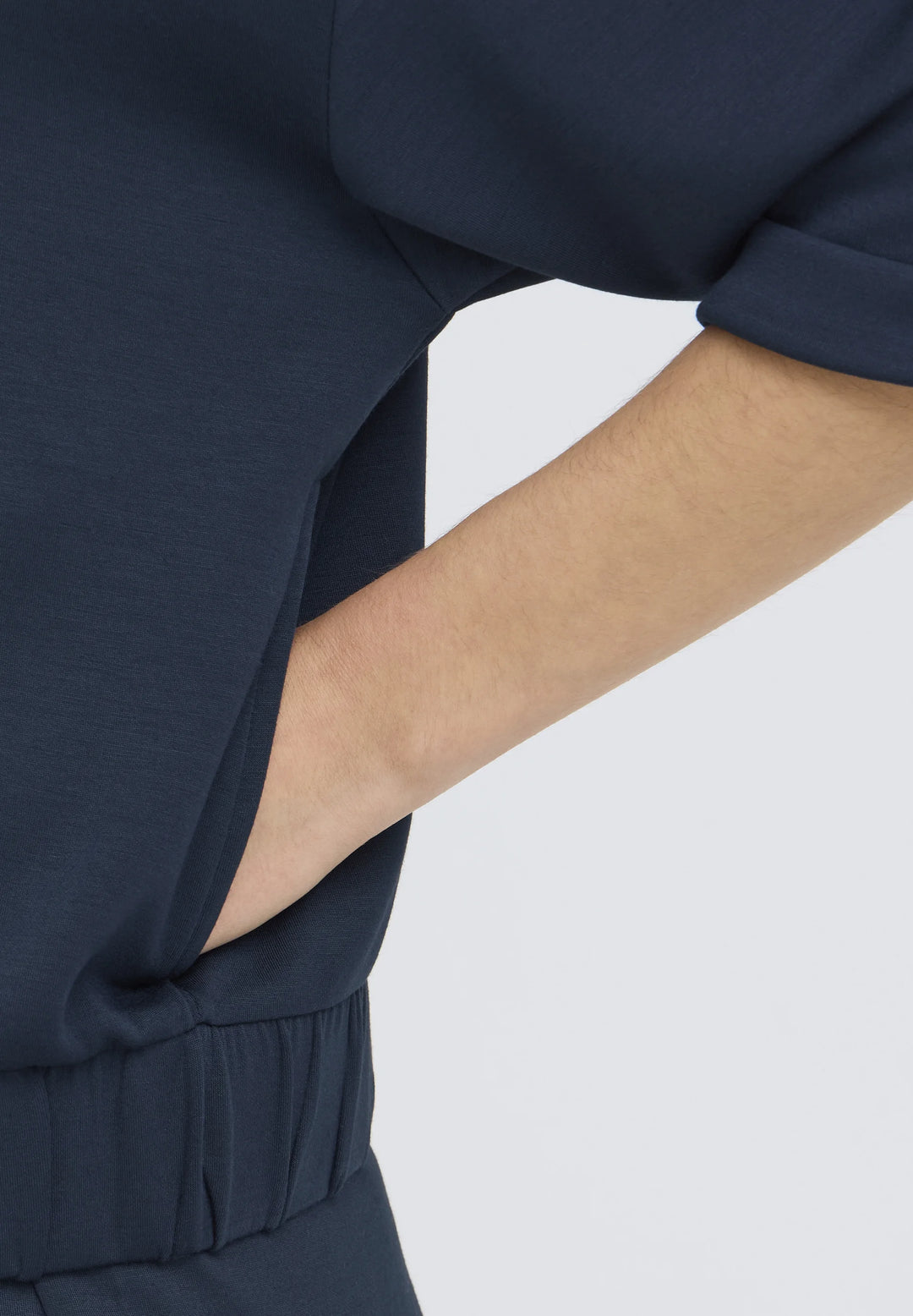 FRAURORA ZIP-UP SWEATSHIRT "NAVY BLAZER"