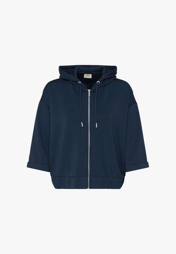 FRAURORA ZIP-UP SWEATSHIRT "NAVY BLAZER"