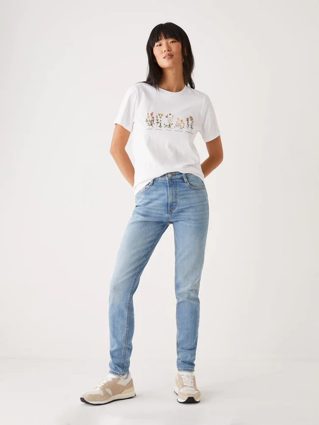 Frank and Oak The Kim High Rise Fit Jeans