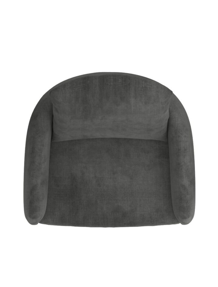 PETRIE CHARCOAL ACCENT CHAIR