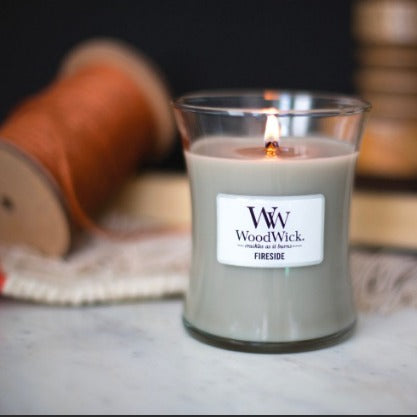 WoodWick Fireside Medium Candle - 10 oz