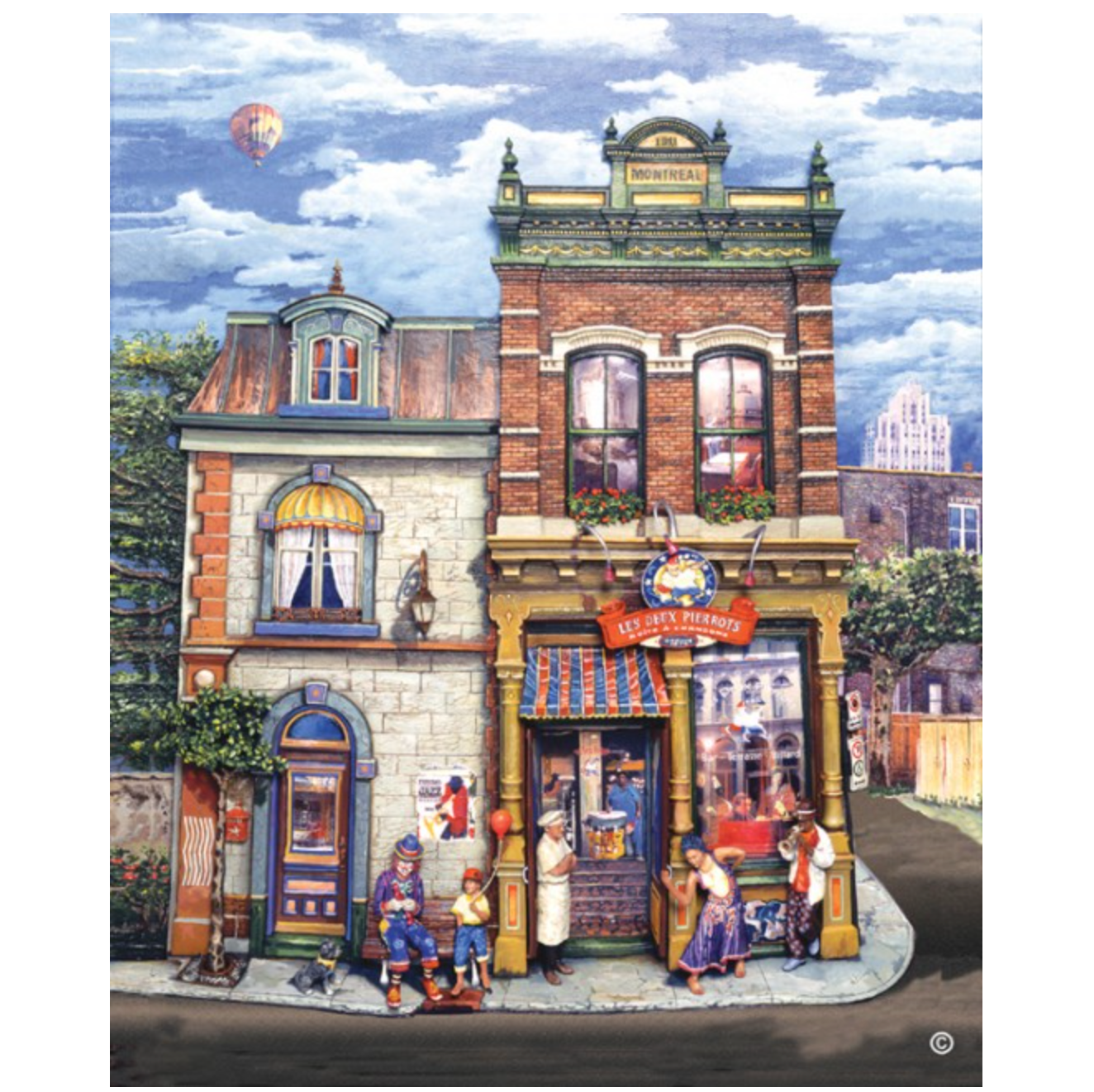 Michel Sylvain 3D Framed Paintings 11" x 15"