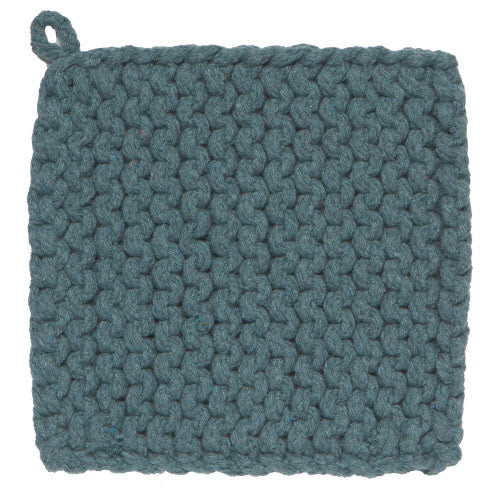 DANICA KNIT POT HOLDER LAGOON