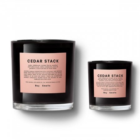 BOY SMELLS HOME AND AWAY CEDAR STACK CANDLE SET