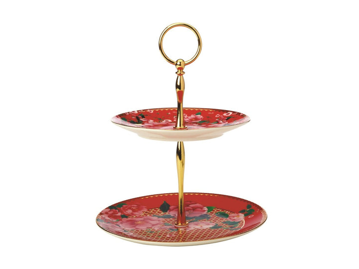 Maxwell & Williams Teas and C's Silk Road 2-Tier Cake Stand