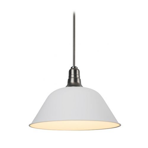 Simple White Chandelier