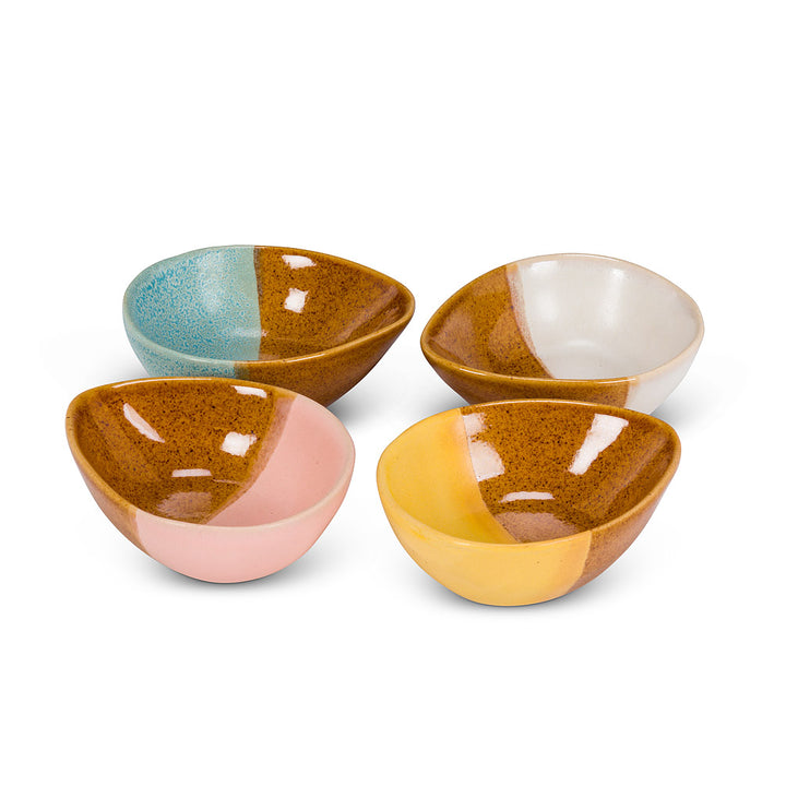 Tri-Colour Mini Teardrop Bowl