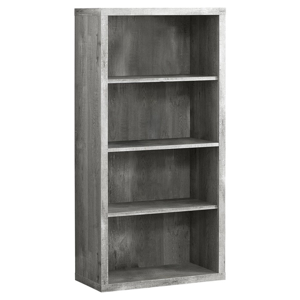 Bookcase Grey Reclaimed Wood-look