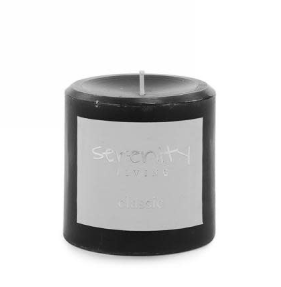 Serenity Small Candle Black