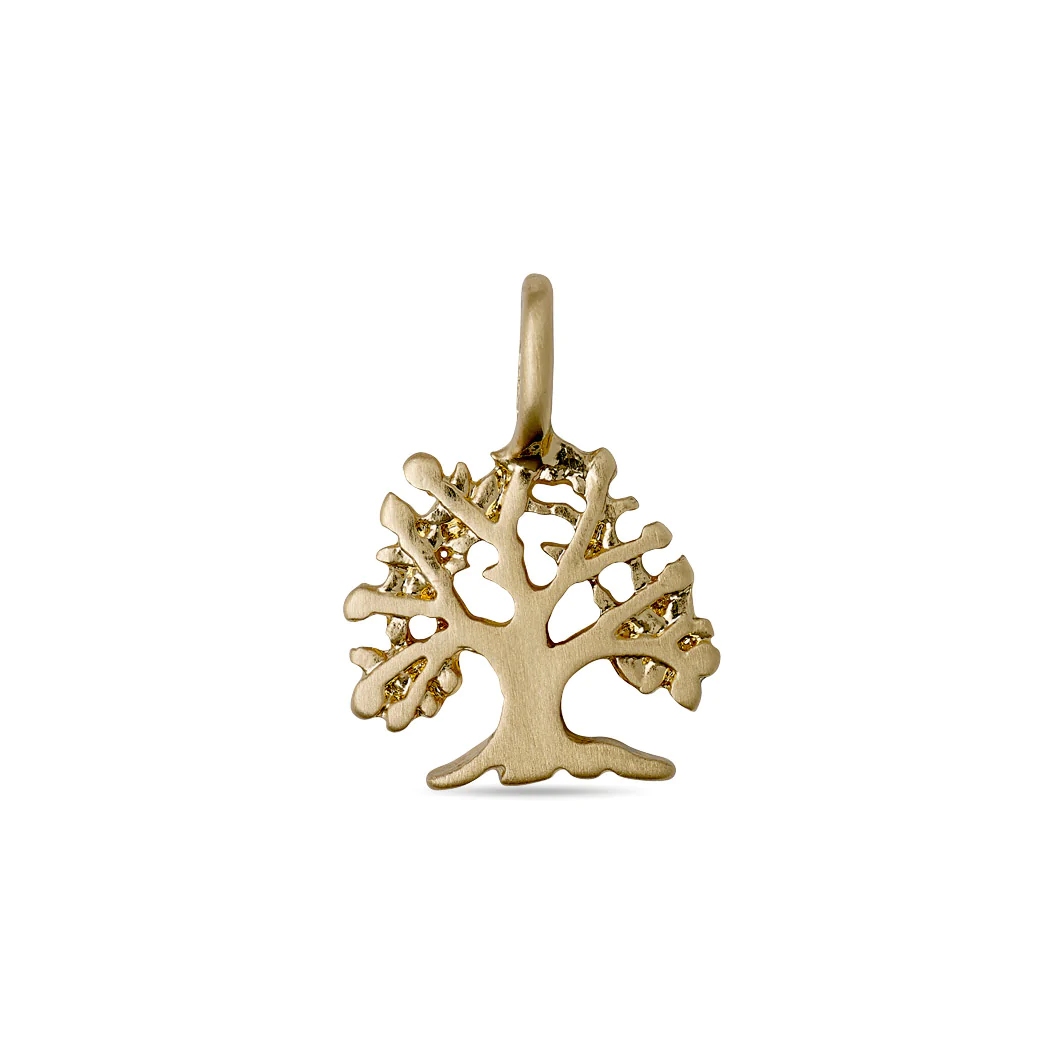 Pilgrim Charm Tree of Life Pendant Gold Plated