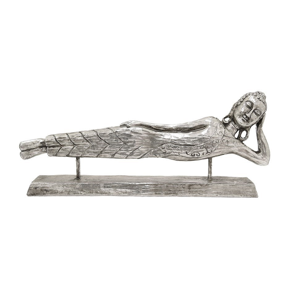 Sculpture Boudha Silver