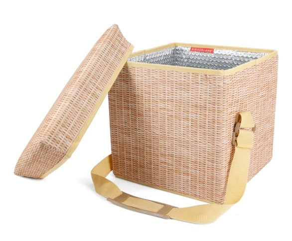 KIKKERLAND WICKER PICNIC COOLER SEAT