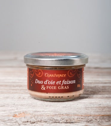 TERRINE D'OIE ET DE FAISAN & FOIE GRAS