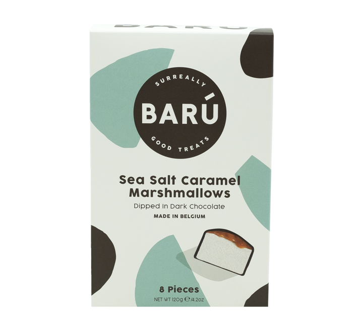 BARU DARK CHOCOLATE CARAMEL SEA SALT MARSHMALLOWS - 120g