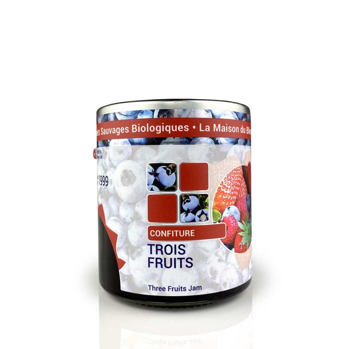 La Maison du Bleuet Three Fruit Jam 212ml