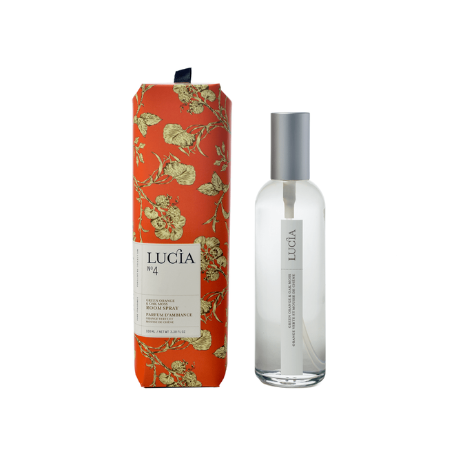Lucia N°4 Green Orange & Oak Moss Room Spray