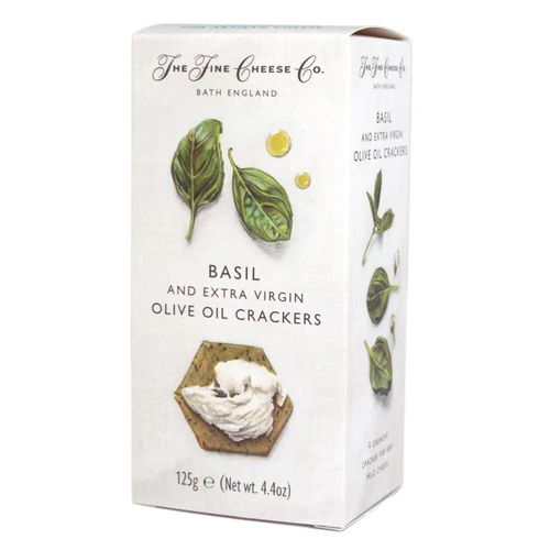 Fine Cheese Co. Basil & Extra Virgin Olive Oil Crackers