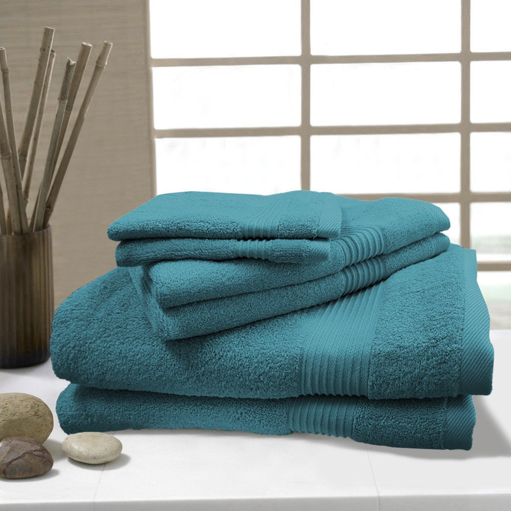 Bamboo Spa Deluxe Washcloth - Teal