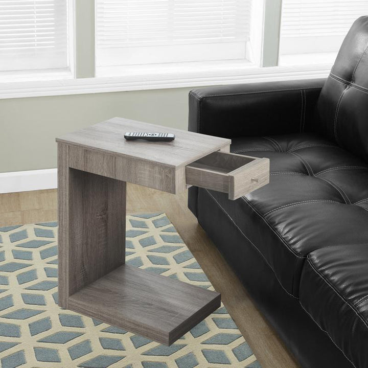Monarch Taupe Accent Table