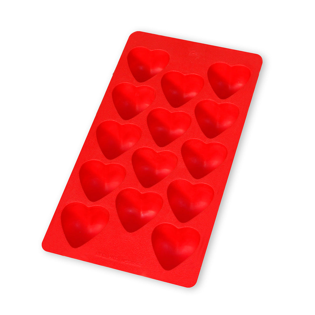 Lékué Slim Heart Shaped Ice Cube Tray (bac à glaçons en forme de cœur)