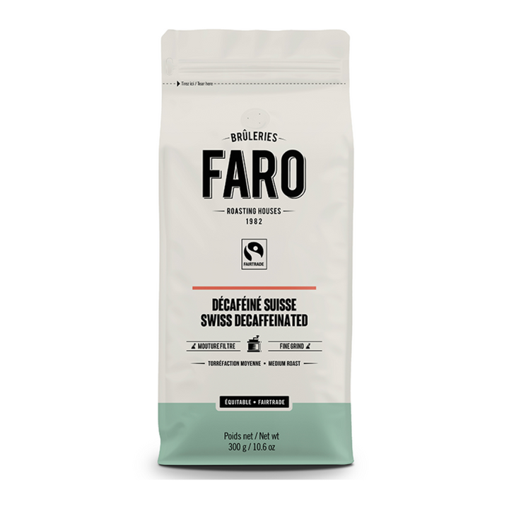 Faro Swiss Decaffeinated Blend Ground Coffee