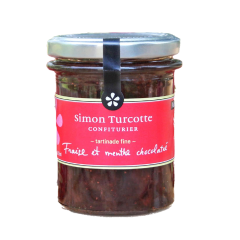 Simon Turcotte Strawberry Chocolate Mint Jam 212 ml