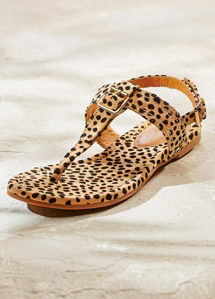 Strappy Leopard Sandals