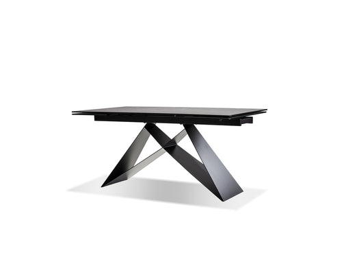 MOBITAL THE W DOUBLE EXTENSION DINING TABLE SLATE GREY