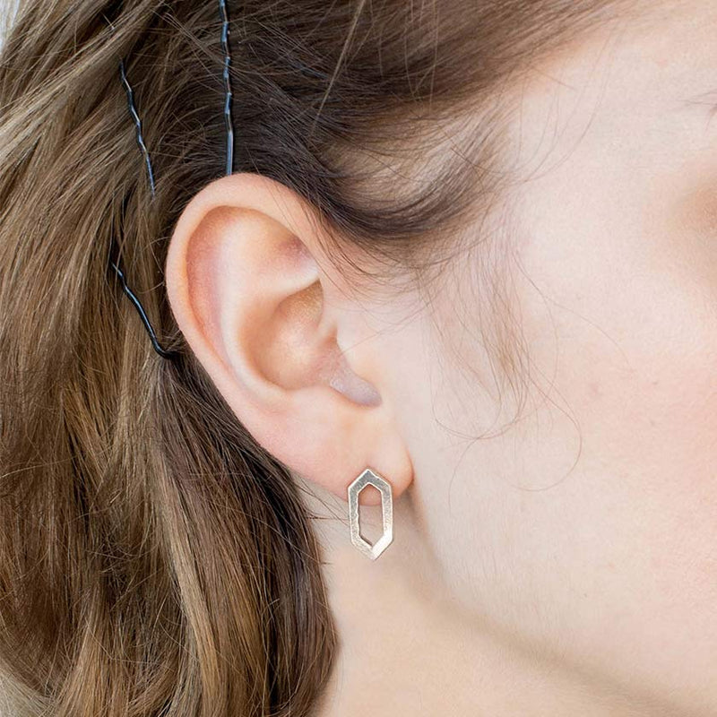 Anne Marie Chagnon Pewter Cancun Earrings Gdaoust