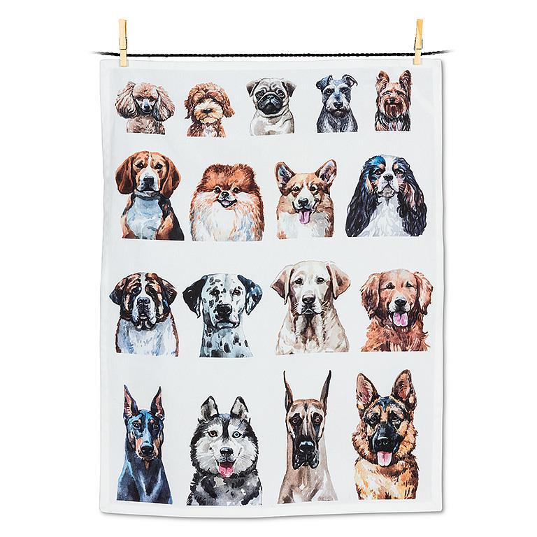 Abbott Dog Portraits Tea Towel