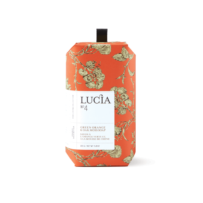 Lucia N°4 Green Orange & Oak Moss Soap Bar