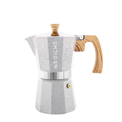 Shop Grosche Milano Stone Stovetop Espresso Maker, 9 Cup Moka Pot & Milk  Frother Gift Set