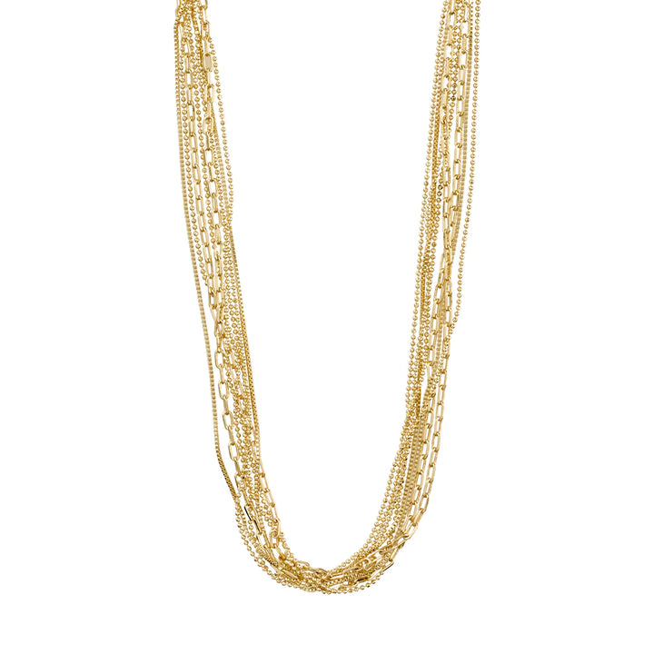 Pilgrim Lilly Chain Necklace Gold Plated