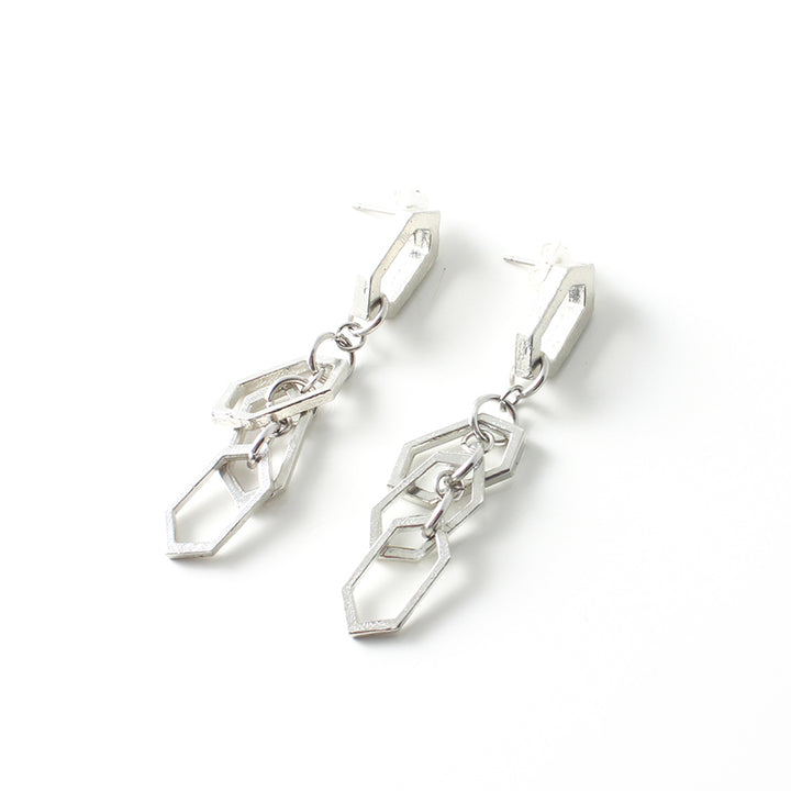 Anne-Marie Chagnon Nikiti Earrings - Pewter