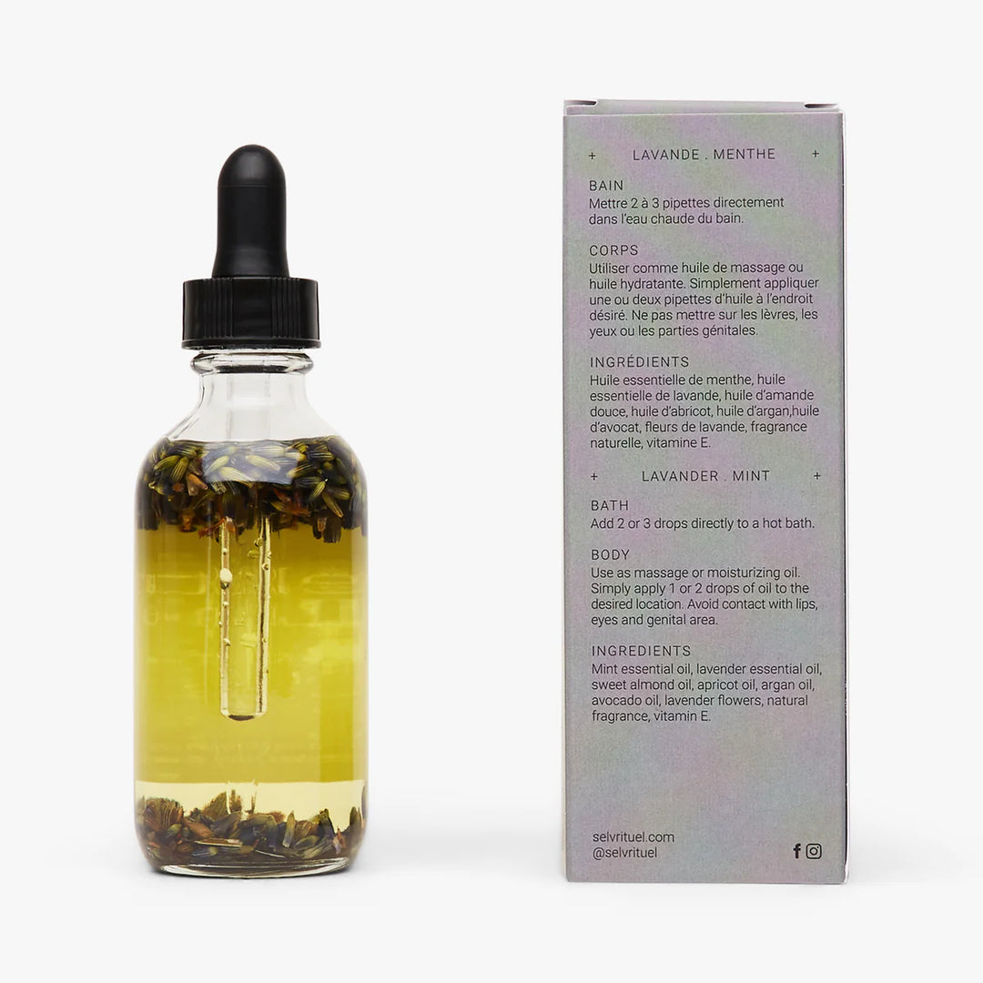 SELV RITUEL BOTANICAL BATH AND BODY OIL RITUEL LUNE