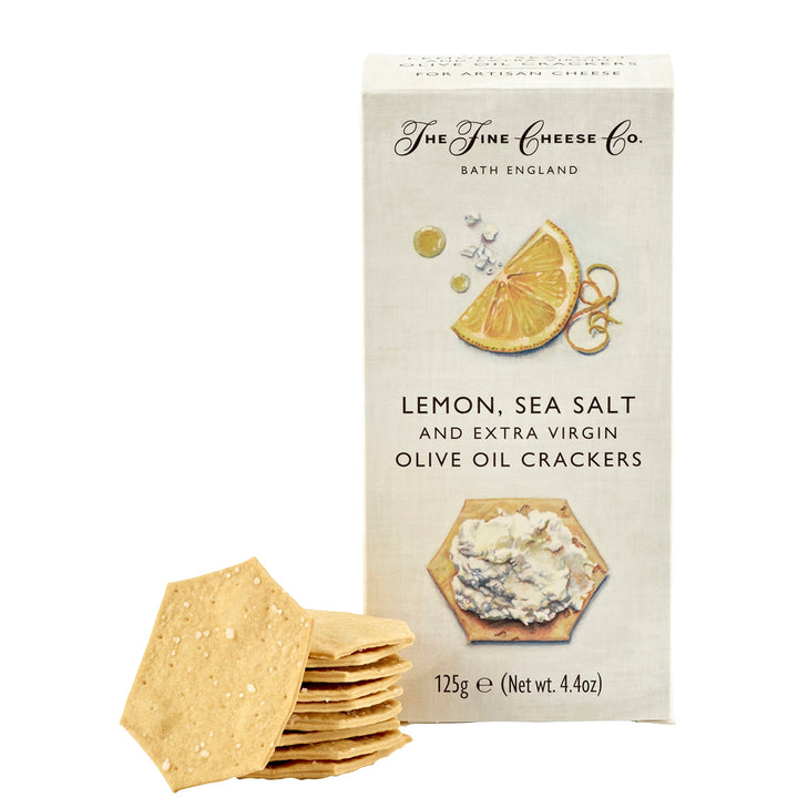 The Fine Cheese Co. Lemon Sea Salt & Extra Virgin Olive Oil Crackers