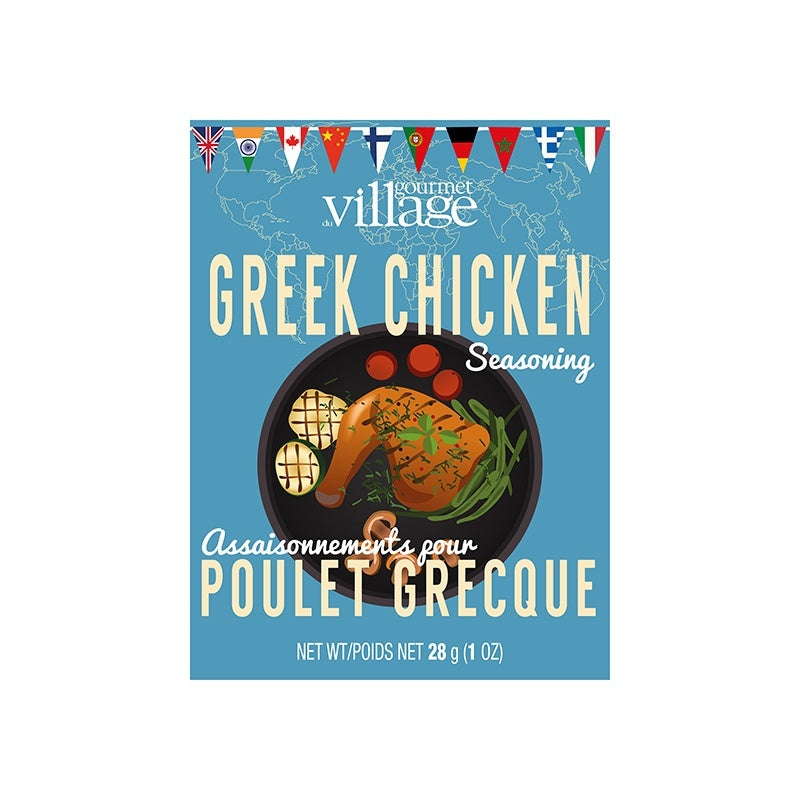 Assaisonnement pour marinade grecque au poulet Gourmet Village