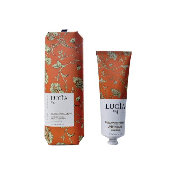 Crème pour les mains et le corps Lucia Lotion n° 4 Orange verte et mousse de chêne