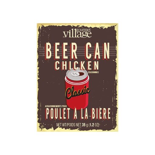 GOURMET DU VILLAGE RETRO BEER CHICKEN SEASONINGS RECIPE BOX