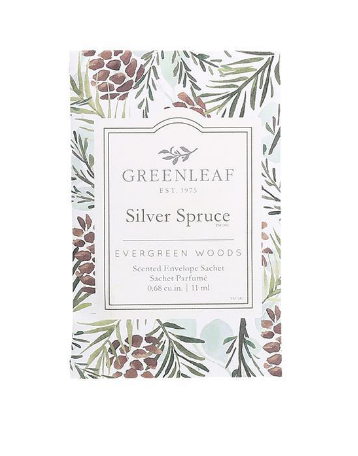 GREENLEAF SMALL SCENTED SACHET - SILVER SPRUCE