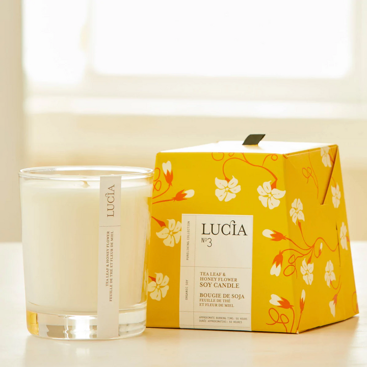 Lucia N°3 Tea Leaf & Honey Flower Soy Candle