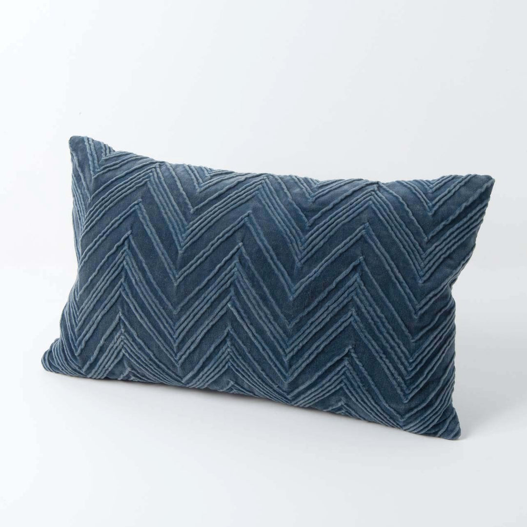 Novare Blue Velvet Cushion