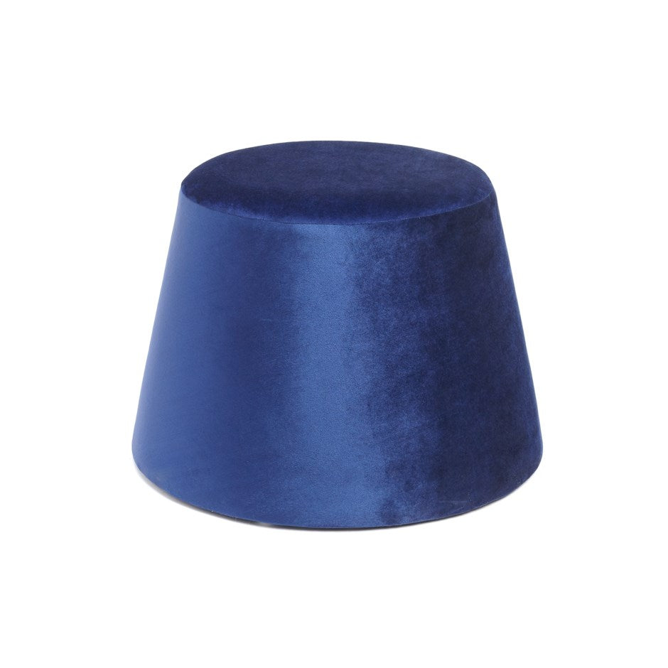 PAULA VELVET STOOL - NAVY